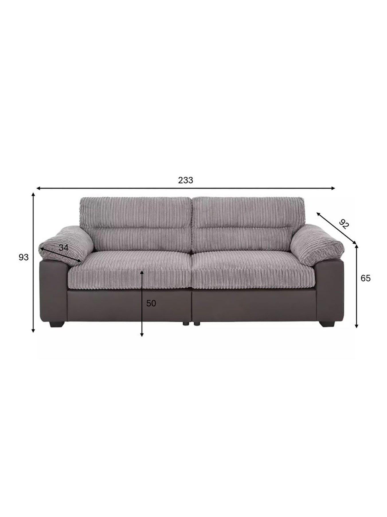 Image 5 of 6 of The Very Collection Armstrong&nbsp;4 Seater Sofa - Grey