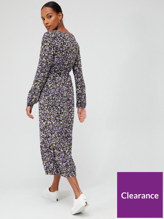 stillFront image of only-printed-midi-dress-purple