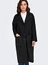  image of only-polyester-quilted-mix-coat-black