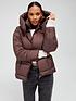  image of only-oversized-padded-short-coat-brown
