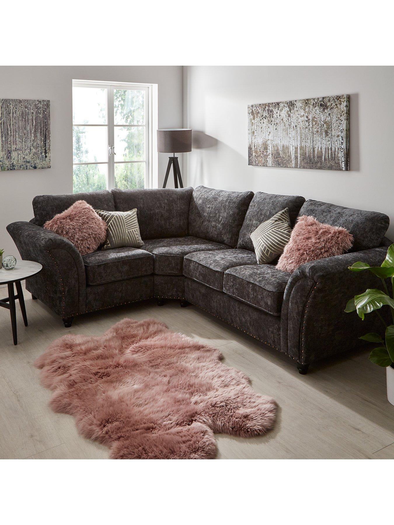 front image of very-home-ariel-fabric-left-hand-corner-chaise-sofa-charcoal-fscreg-certified