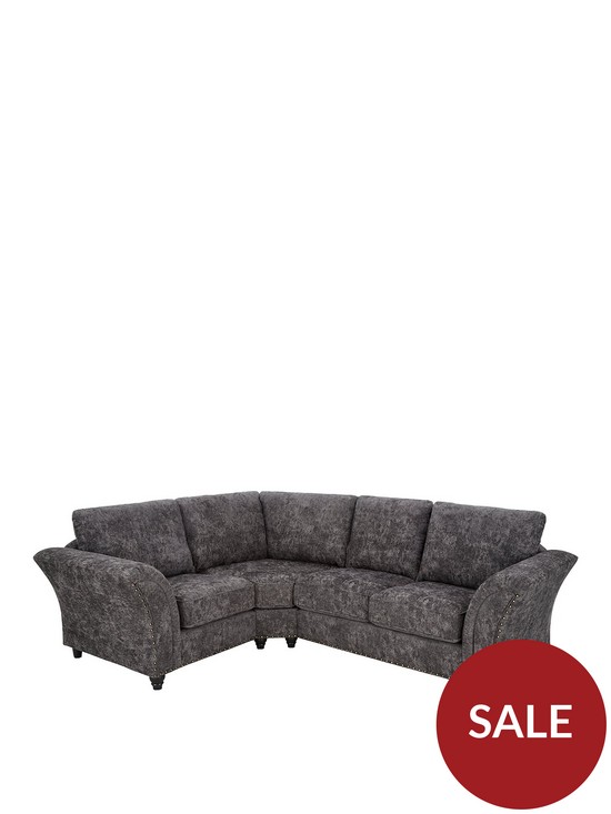 stillFront image of very-home-ariel-fabric-left-hand-corner-chaise-sofa-charcoal