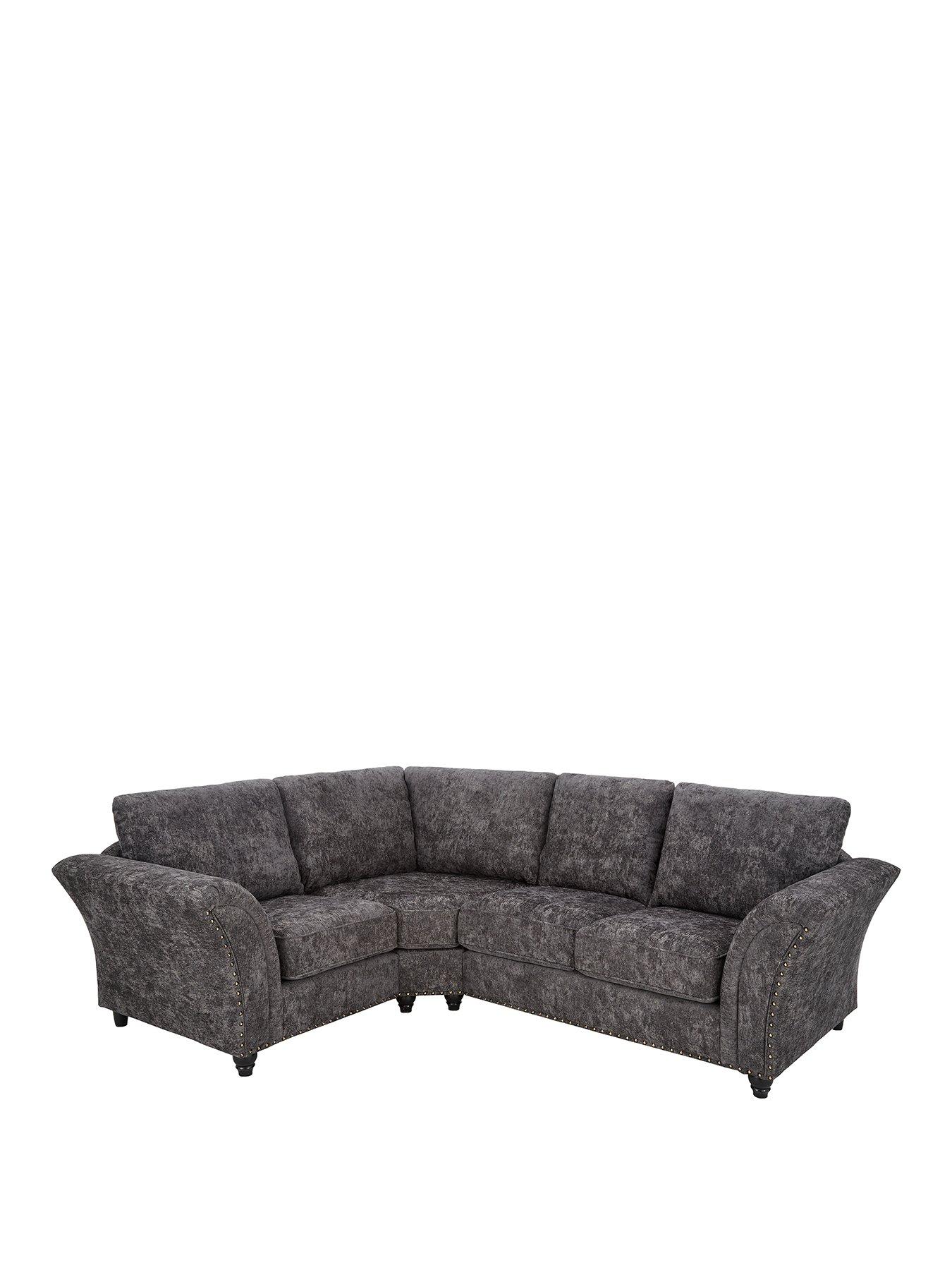 stillFront image of very-home-ariel-fabric-left-hand-corner-chaise-sofa-charcoal-fscreg-certified