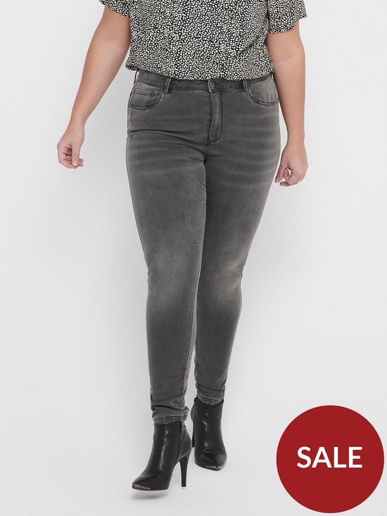front image of only-curve-carmakoma-curve-skinny-jean-grey