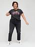  image of only-curve-curve-high-waist-mom-jean-black