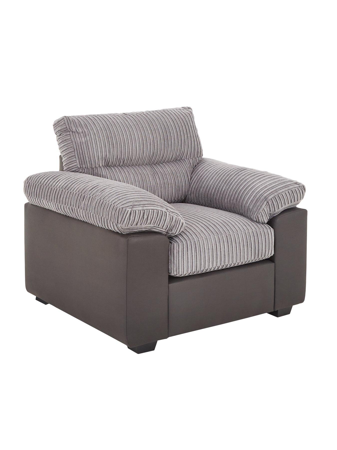 Image 3 of 6 of The Very Collection Armstrong Armchair -&nbsp;Grey