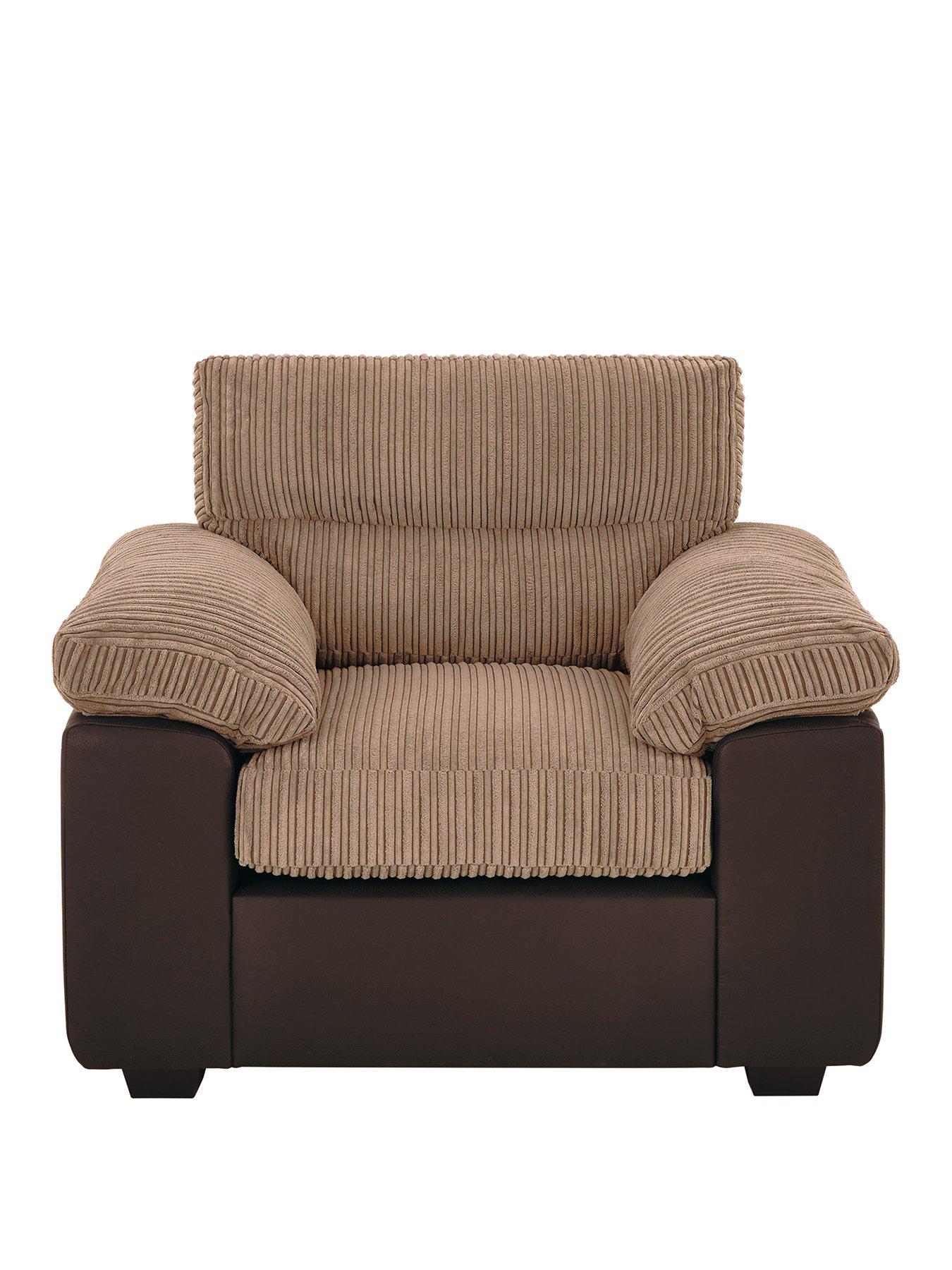 Image 2 of 6 of Very Home Armstrong&nbsp;Armchair&nbsp;- Brown