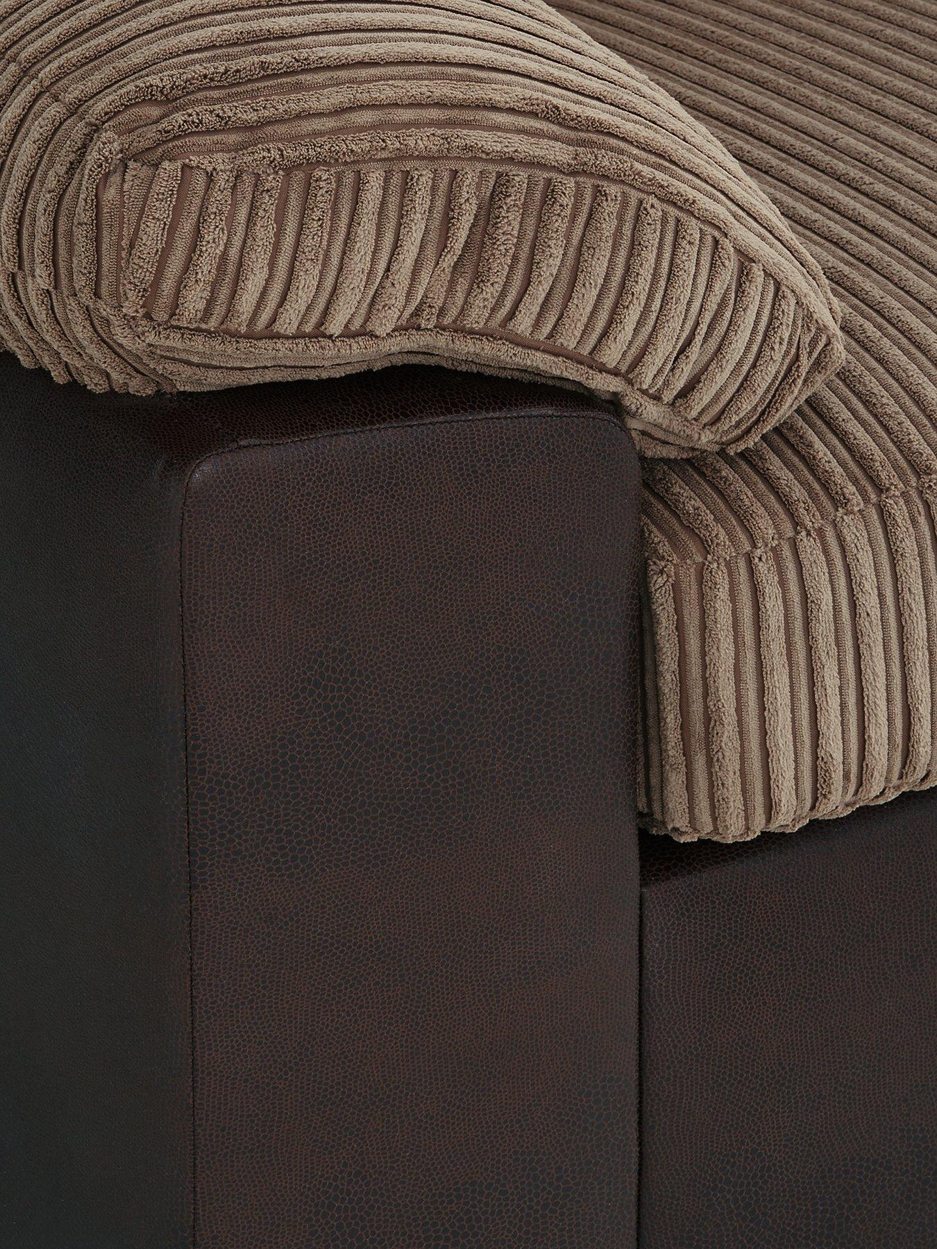 Image 4 of 6 of The Very Collection Armstrong 3 Seater Sofa - Brown