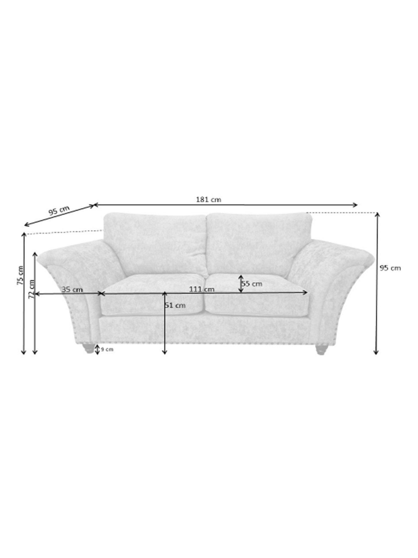  image of very-home-ariel-2-seater-fabric-sofa-charcoal--nbspfsc-certified