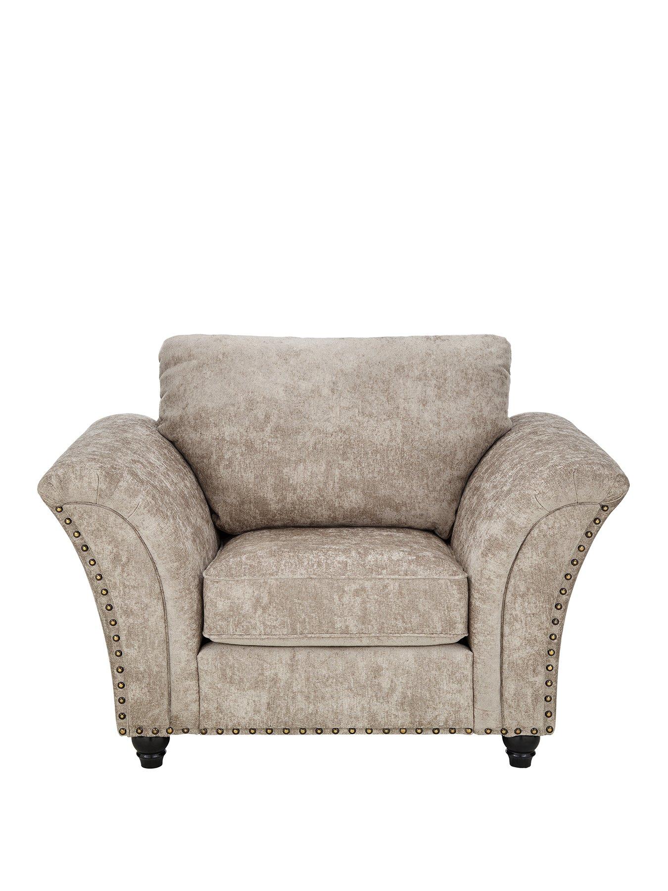 Image 2 of 5 of Very Home Ariel Fabric Armchair - Silver&nbsp;- FSC&reg; Certified
