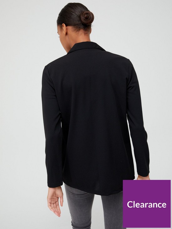 stillFront image of only-sania-long-sleeve-blazer-black