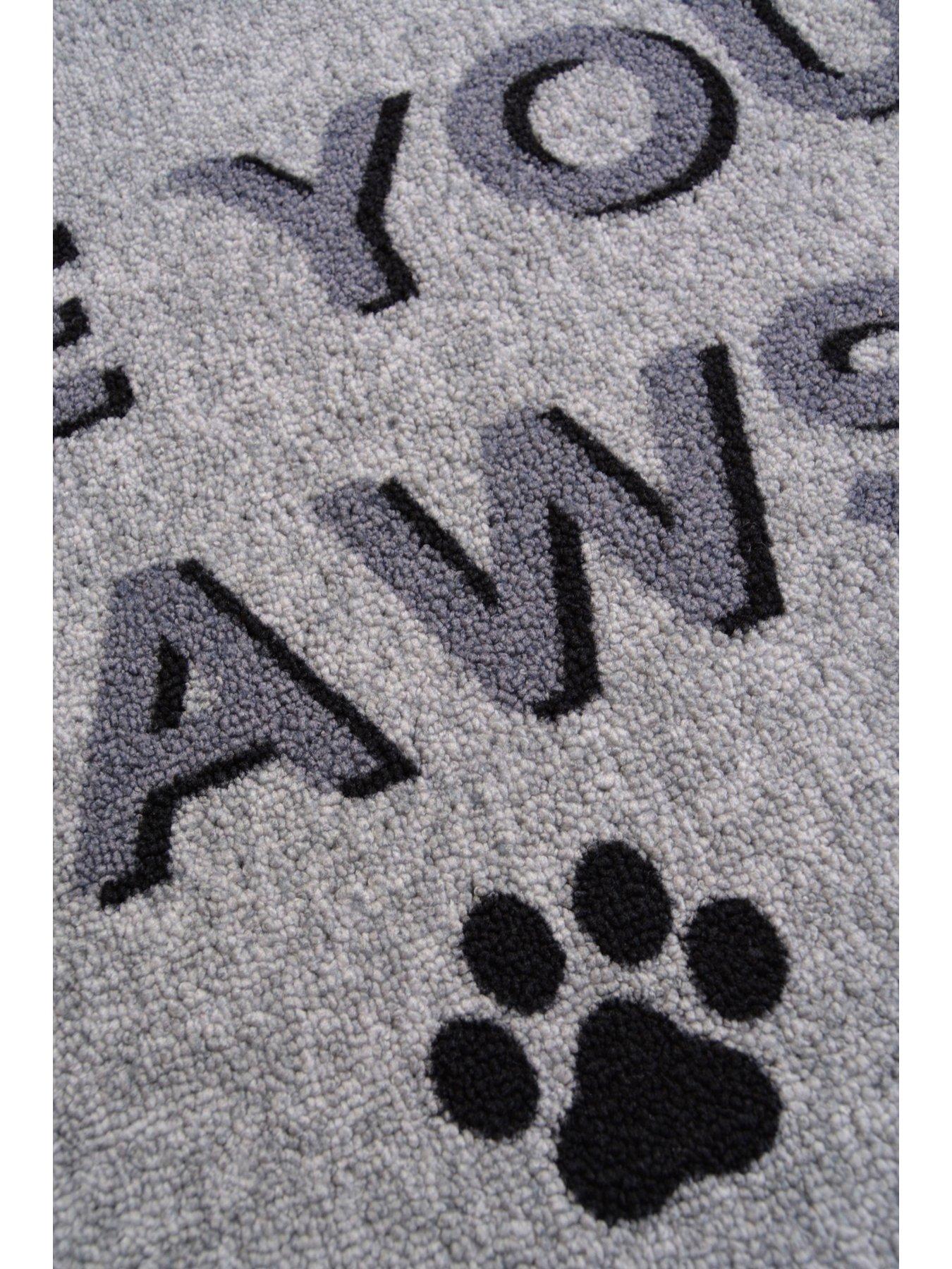 Image 5 of 5 of Wipe Your Paws Set of 2 Doormats - Grey