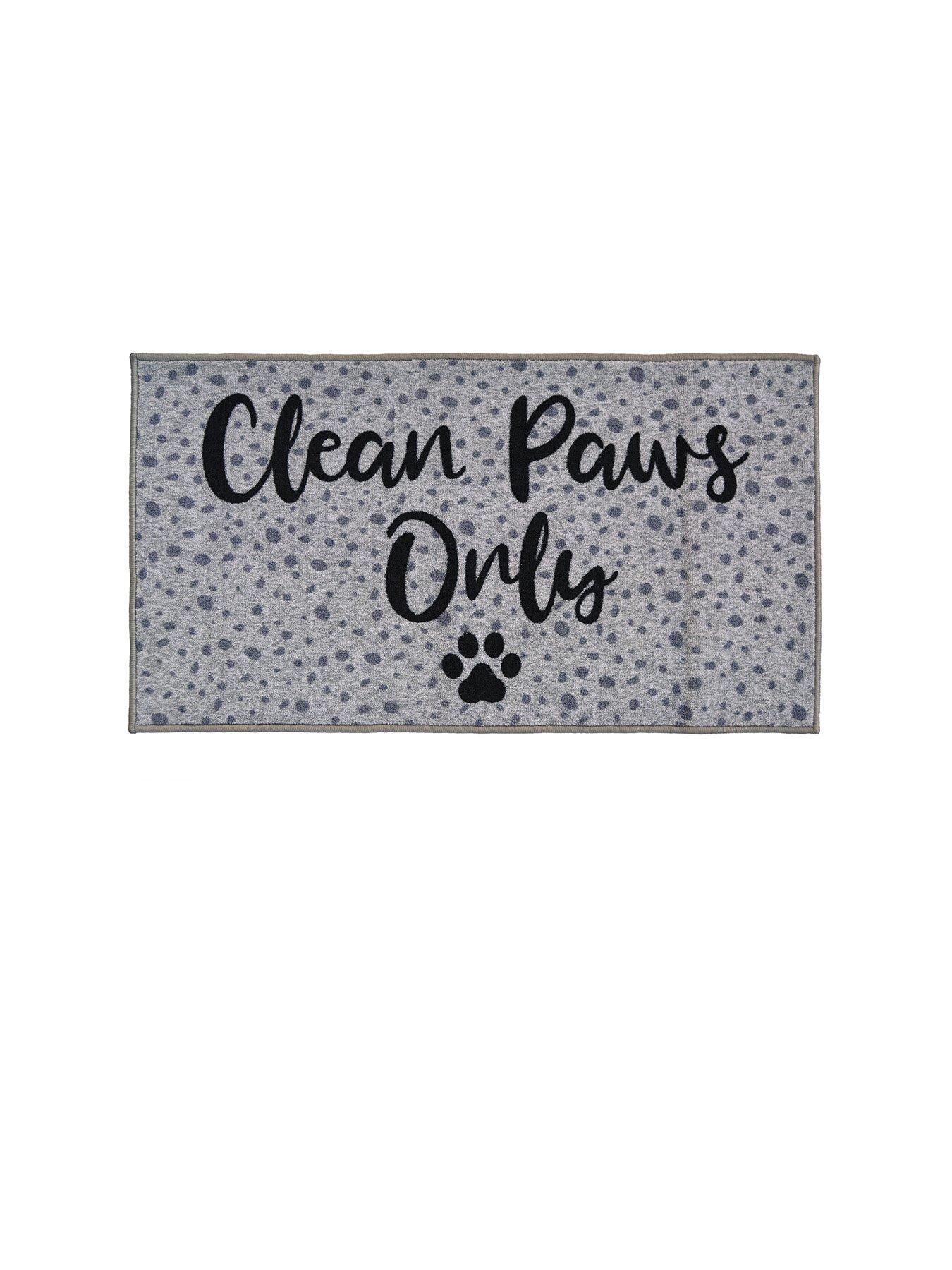 Image 1 of 5 of Clean Paws Only Pet Boot Mat - Grey