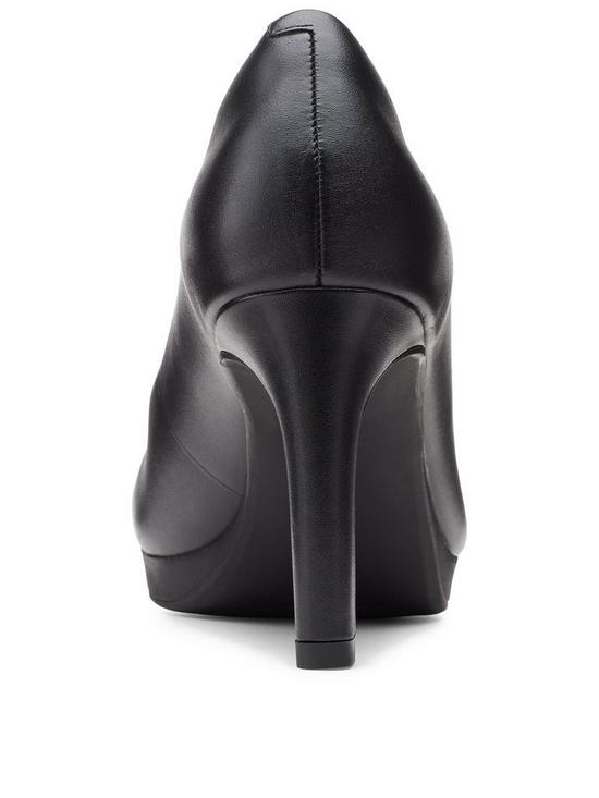 stillFront image of clarks-ambyr-joy-leather-heeled-shoe