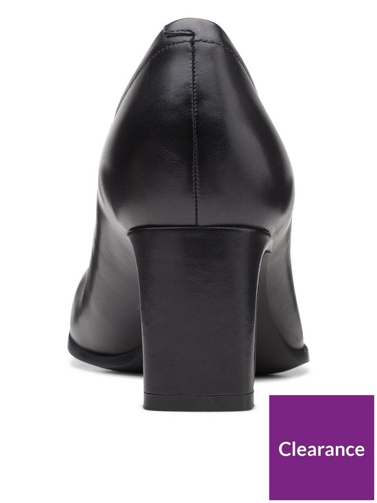 stillFront image of clarks-seren55-soft-leather-heeled-shoe