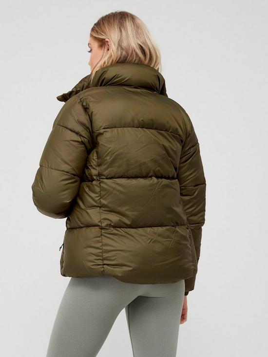 stillFront image of columbia-puffect-jacket-olive