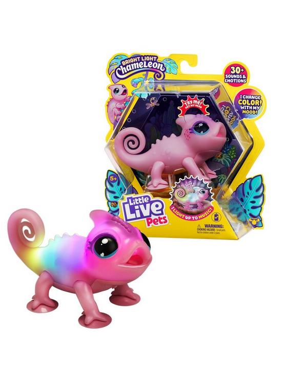 front image of little-live-pets-bright-light-chameleon-nova