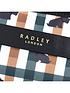  image of radley-finsbury-park-checked-dog-large-ziptop-shoulder-cedar