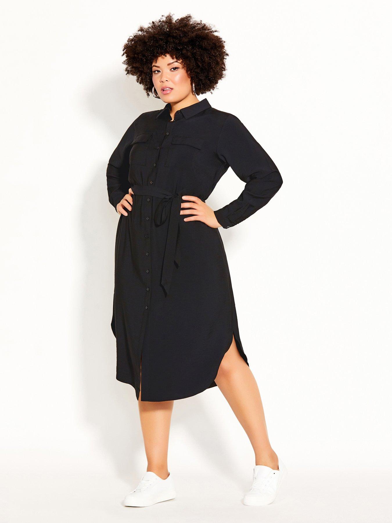 City chic hotsell shirt dress