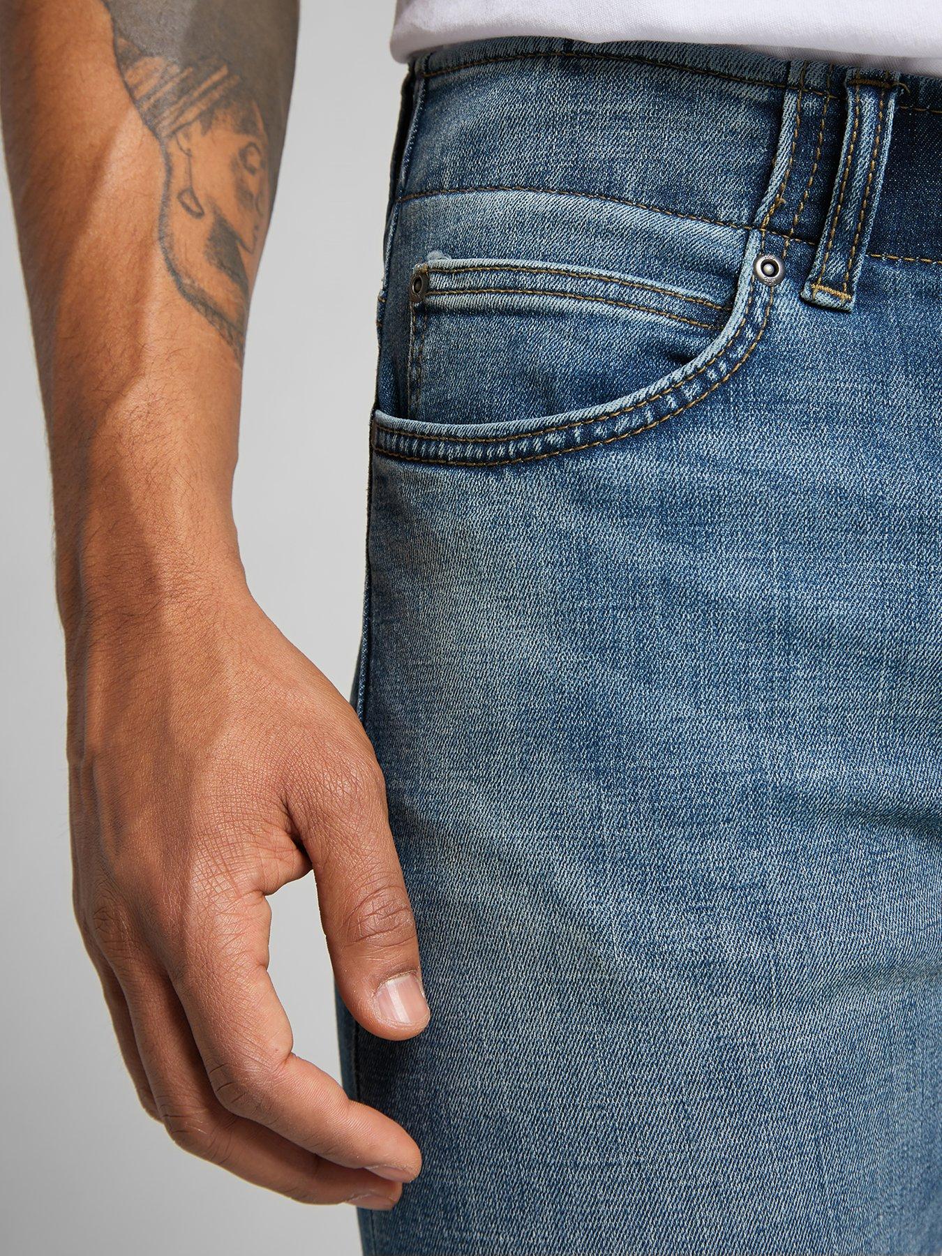  image of lee-extreme-motion-slim-fit-mvp-jeans-blue