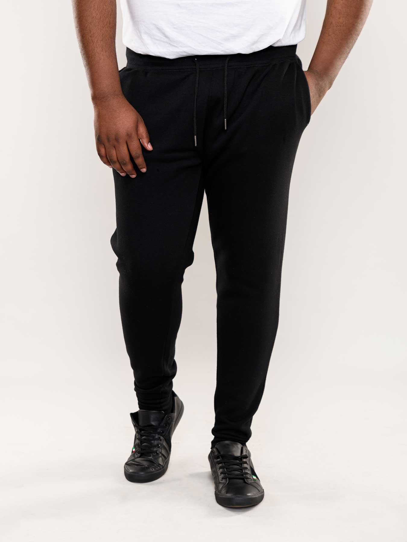 undefined Cuffed Jogger With Side And Back Pockets - Black