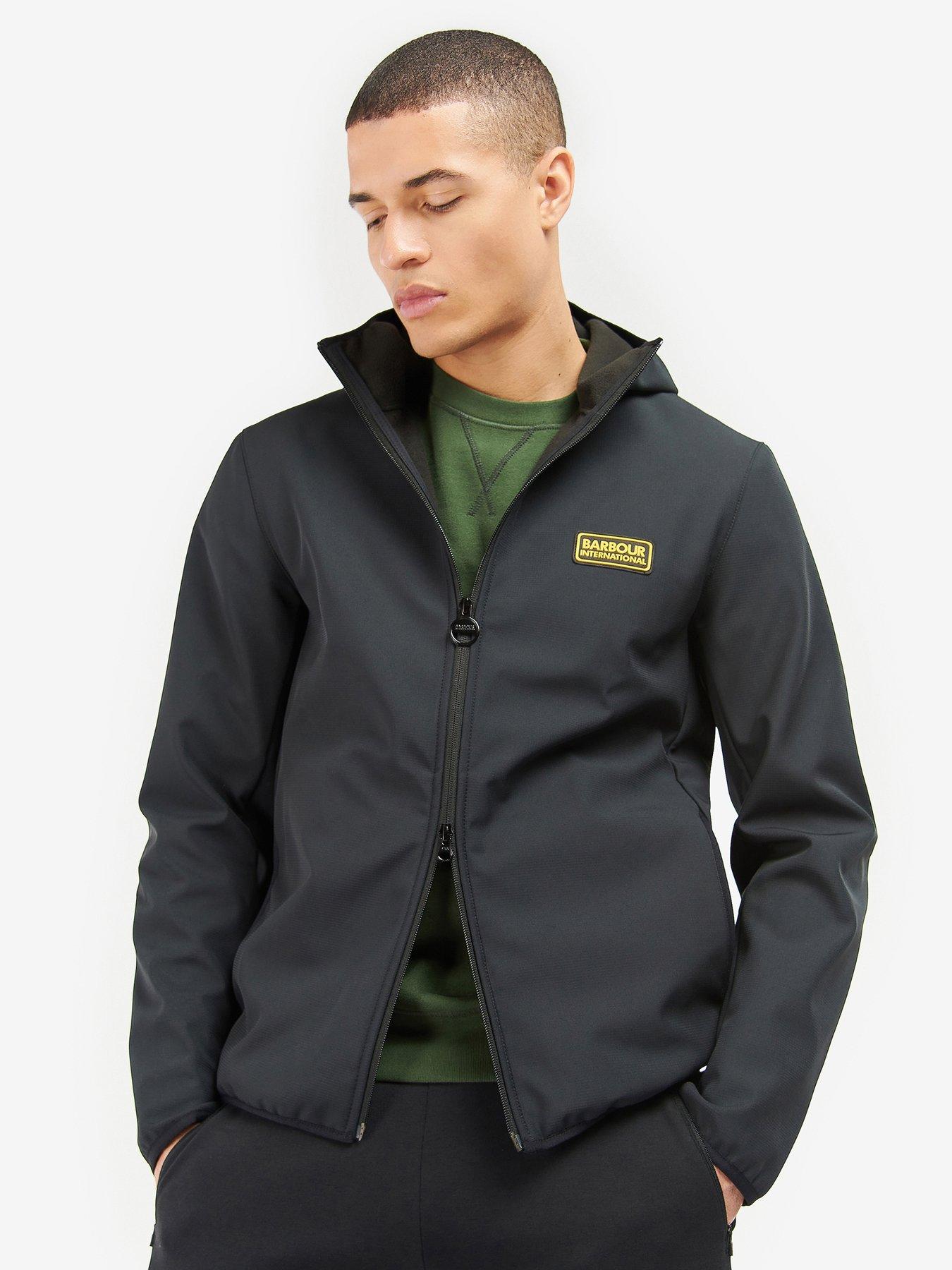 Barbour International Coldwell Softshell Hooded Jacket - Black