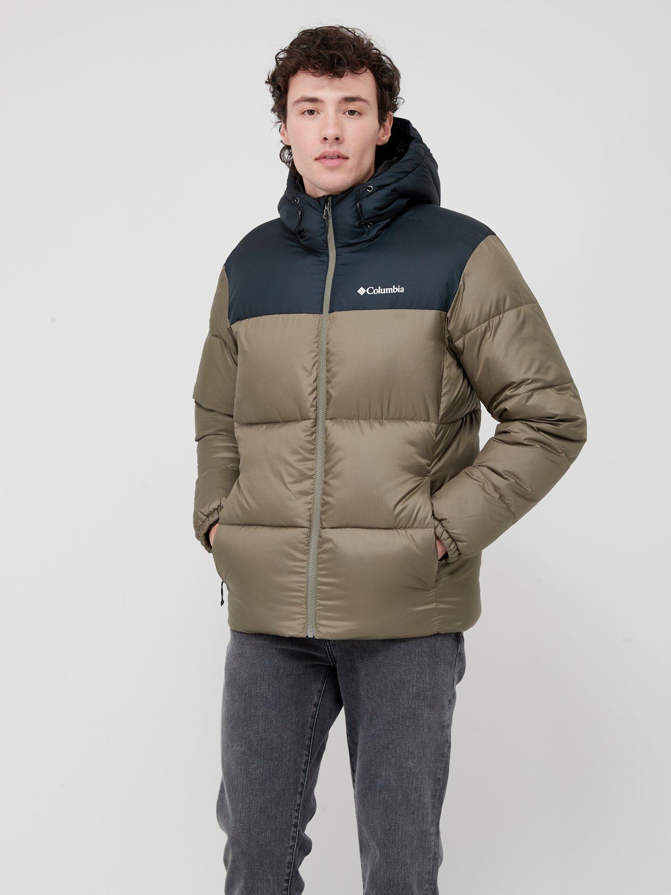  image of columbia-puffect-hooded-water-resistantnbsppaddednbspjacket-khaki