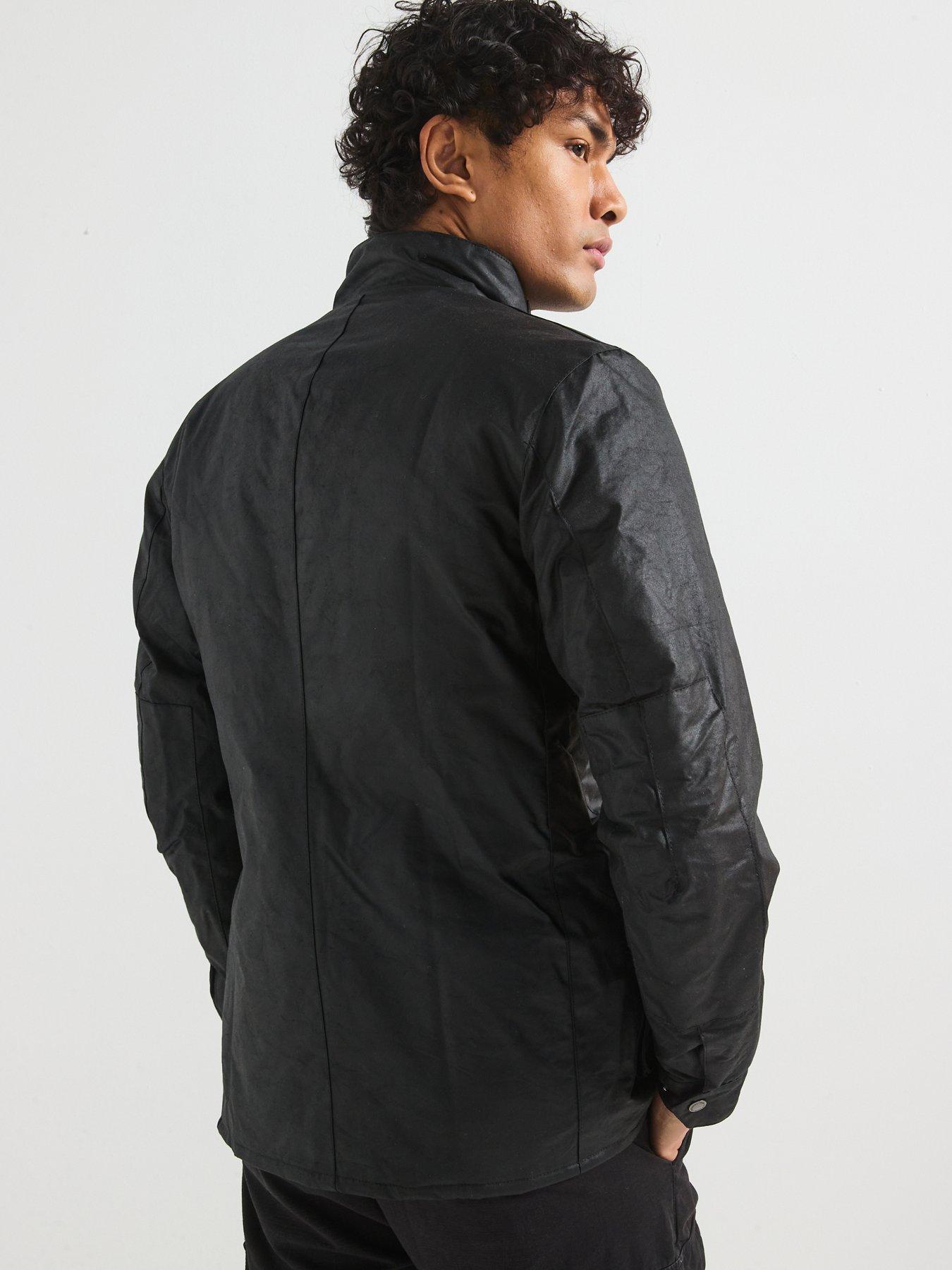 Barbour International Duke Wax Jacket - Black | Littlewoods