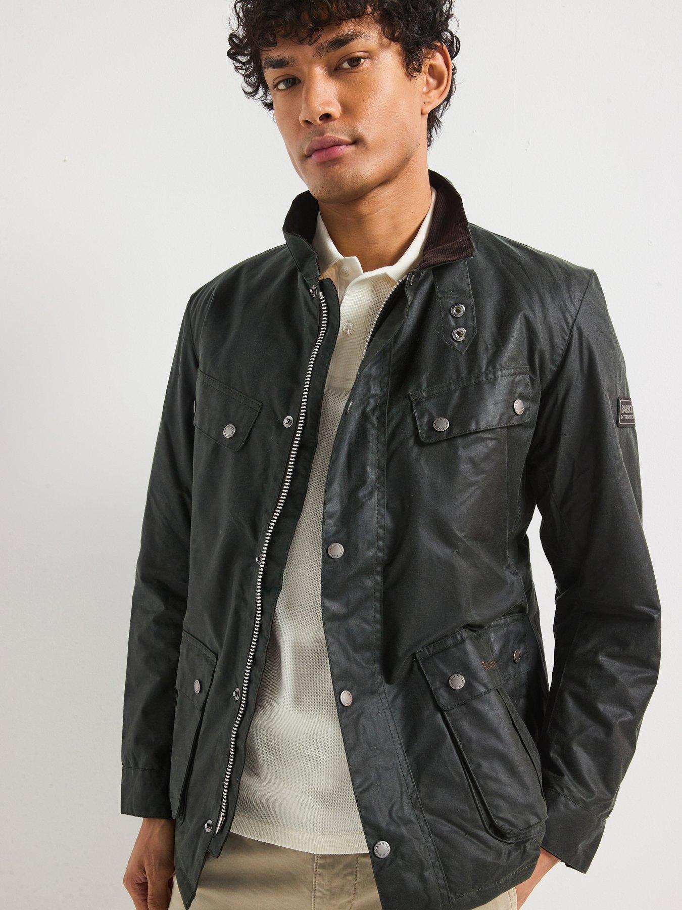 Barbour International International Duke Wax Jacket - Green