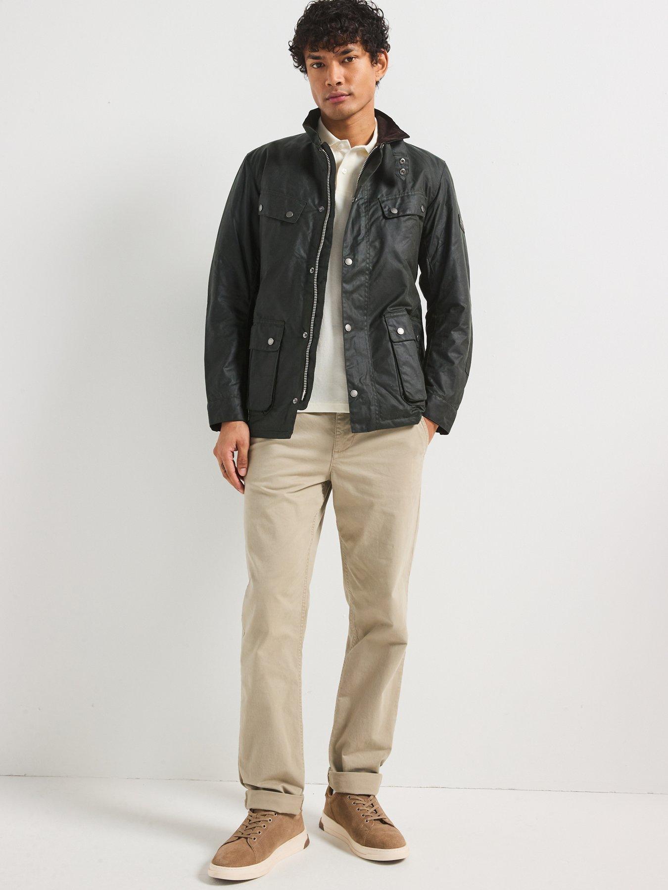 Barbour duke jacket on sale black