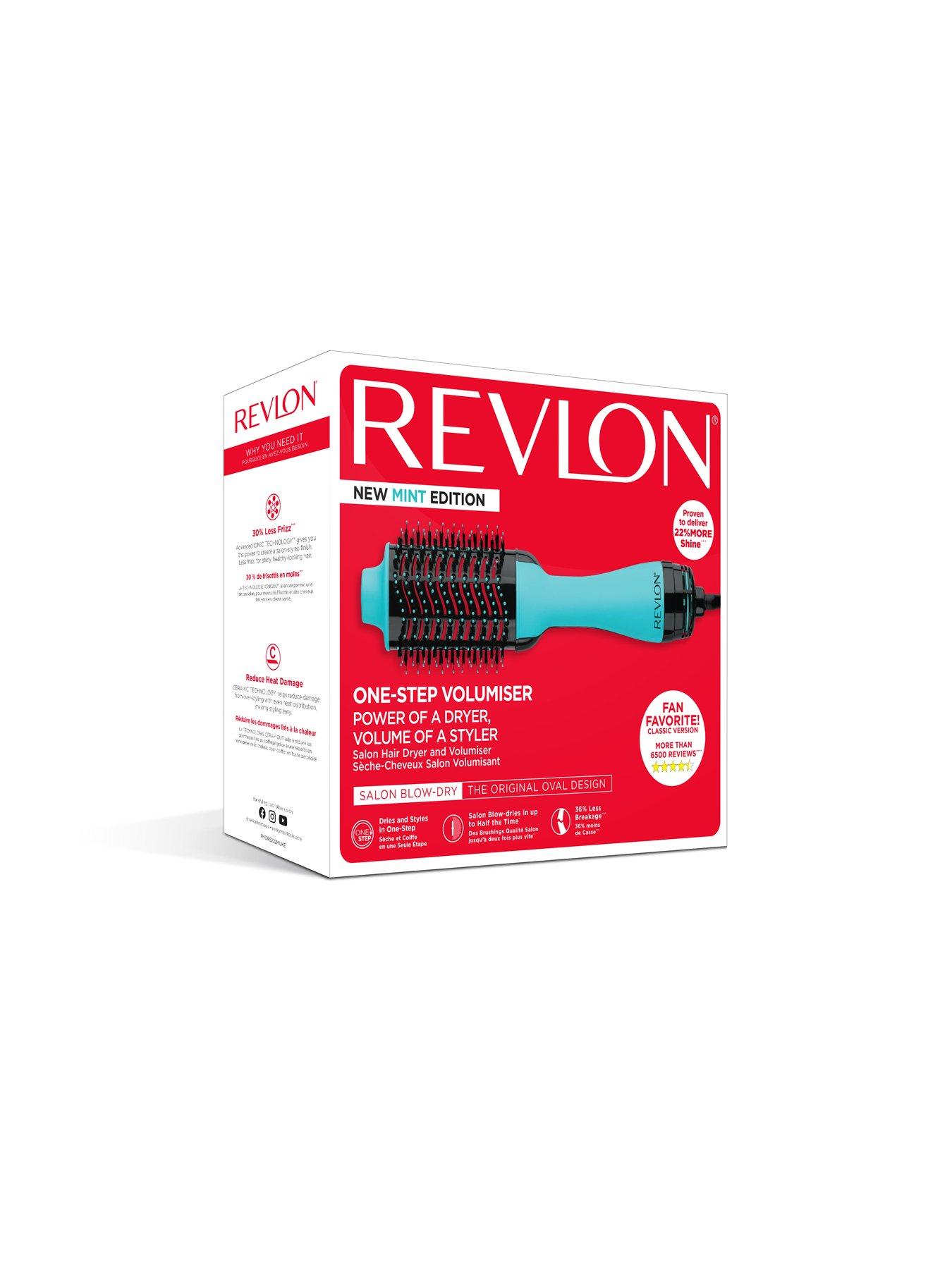Revlon Salon One-Step Hair Dryer and Volumiser Mint Littlewoods