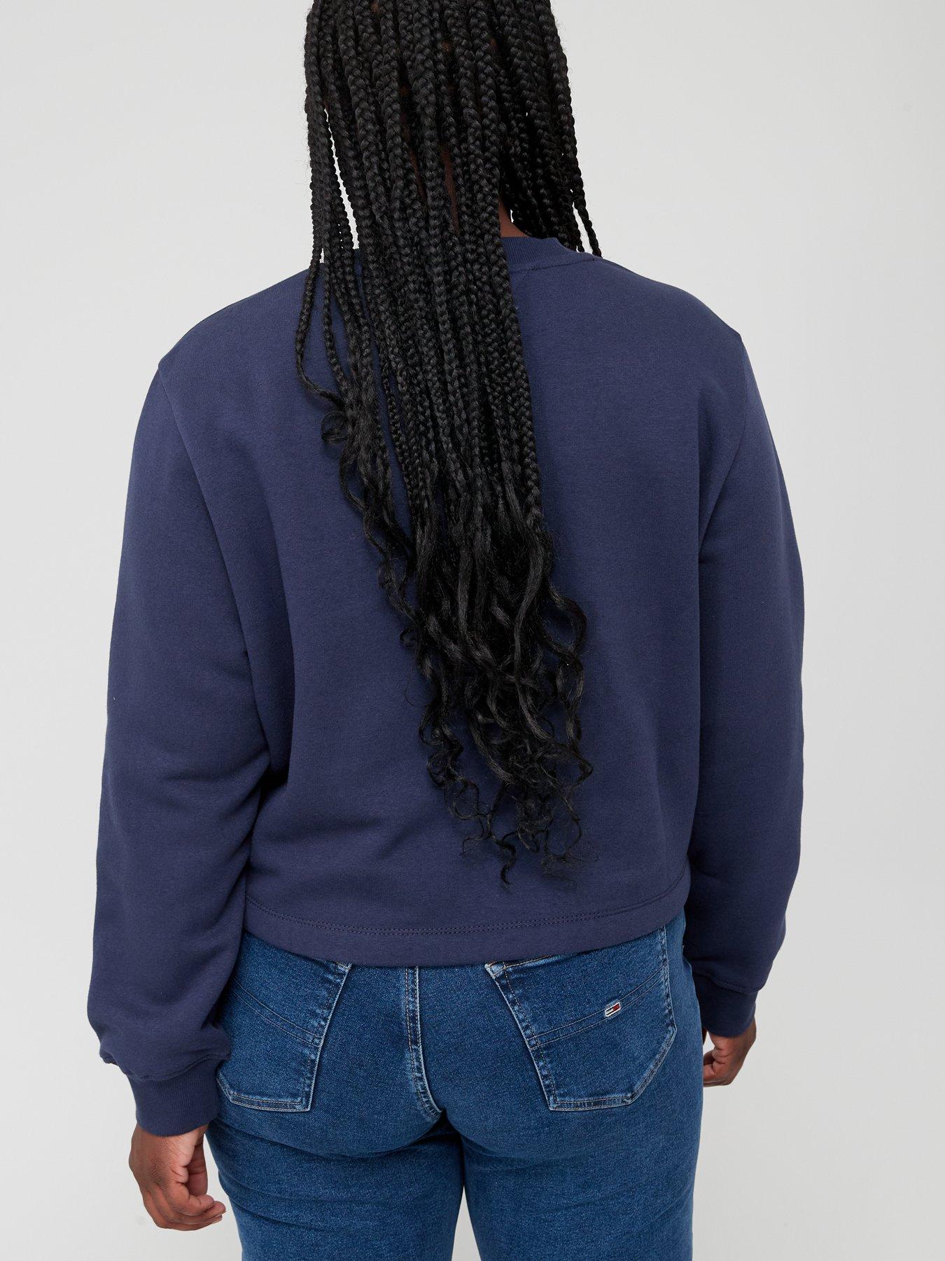 stillFront image of tommy-jeans-curve-relaxed-essential-crew-neck-sweater-blue