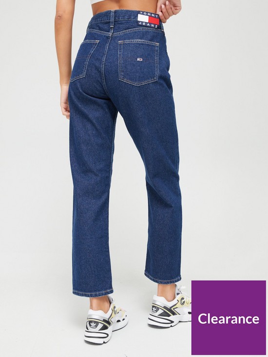 stillFront image of tommy-jeans-harper-high-rise-straightnbspjeans-blue