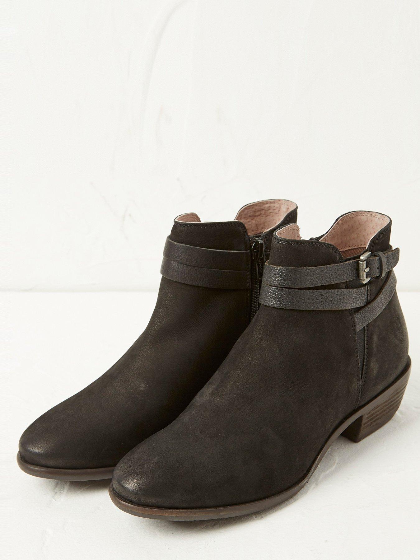 FatFace Ava Ankle Boot Black littlewoods