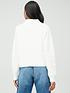  image of tommy-jeans-boxy-crop-furry-polo-sweater-white