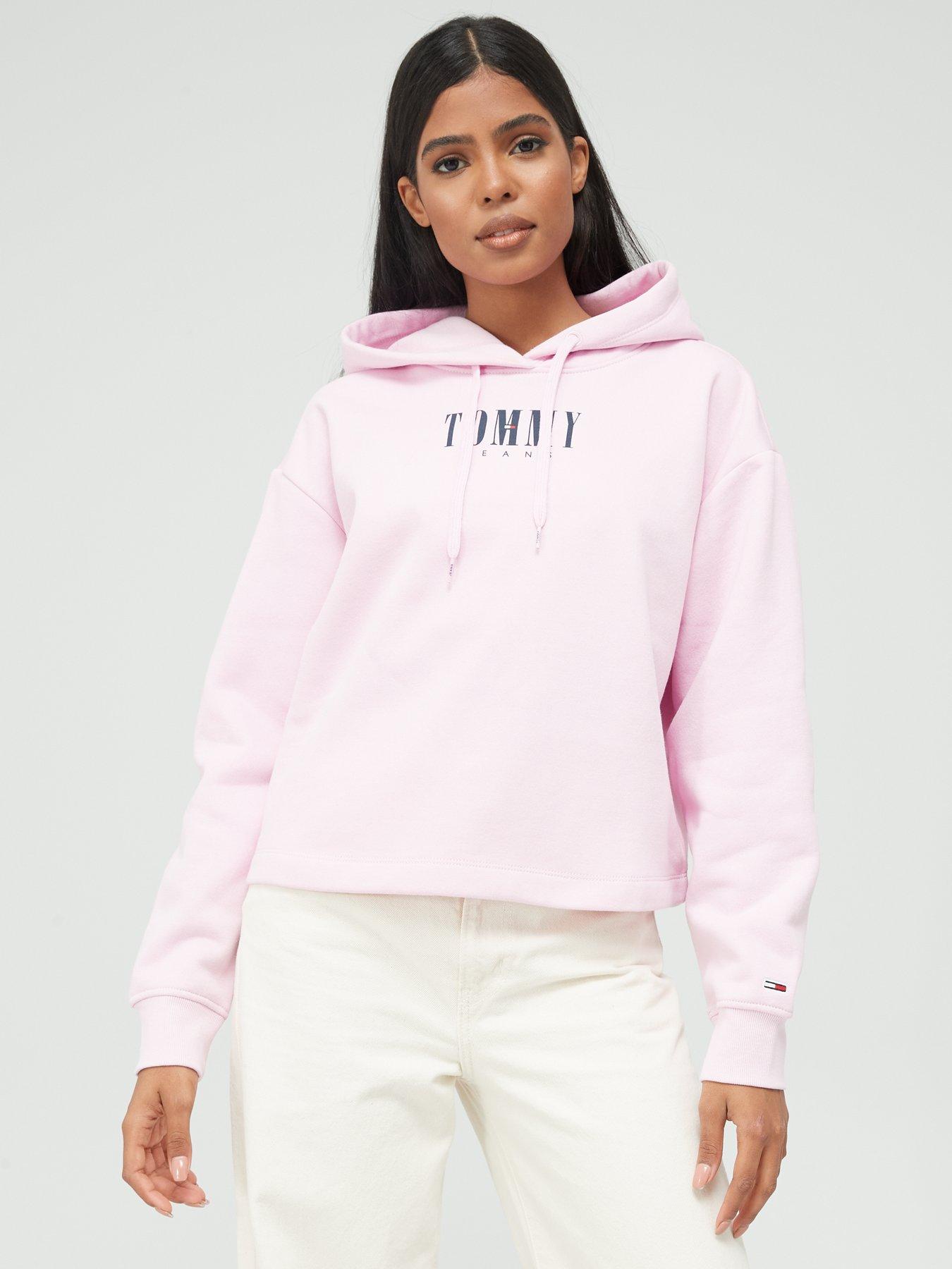 Pink hotsell tommy hoodie