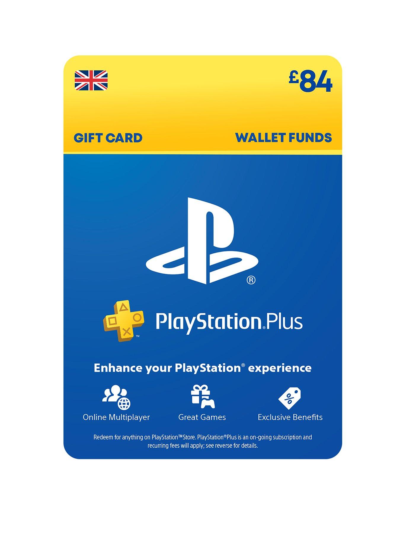 Playstation Store Network PSN UK £5 GB Pounds Gift Card