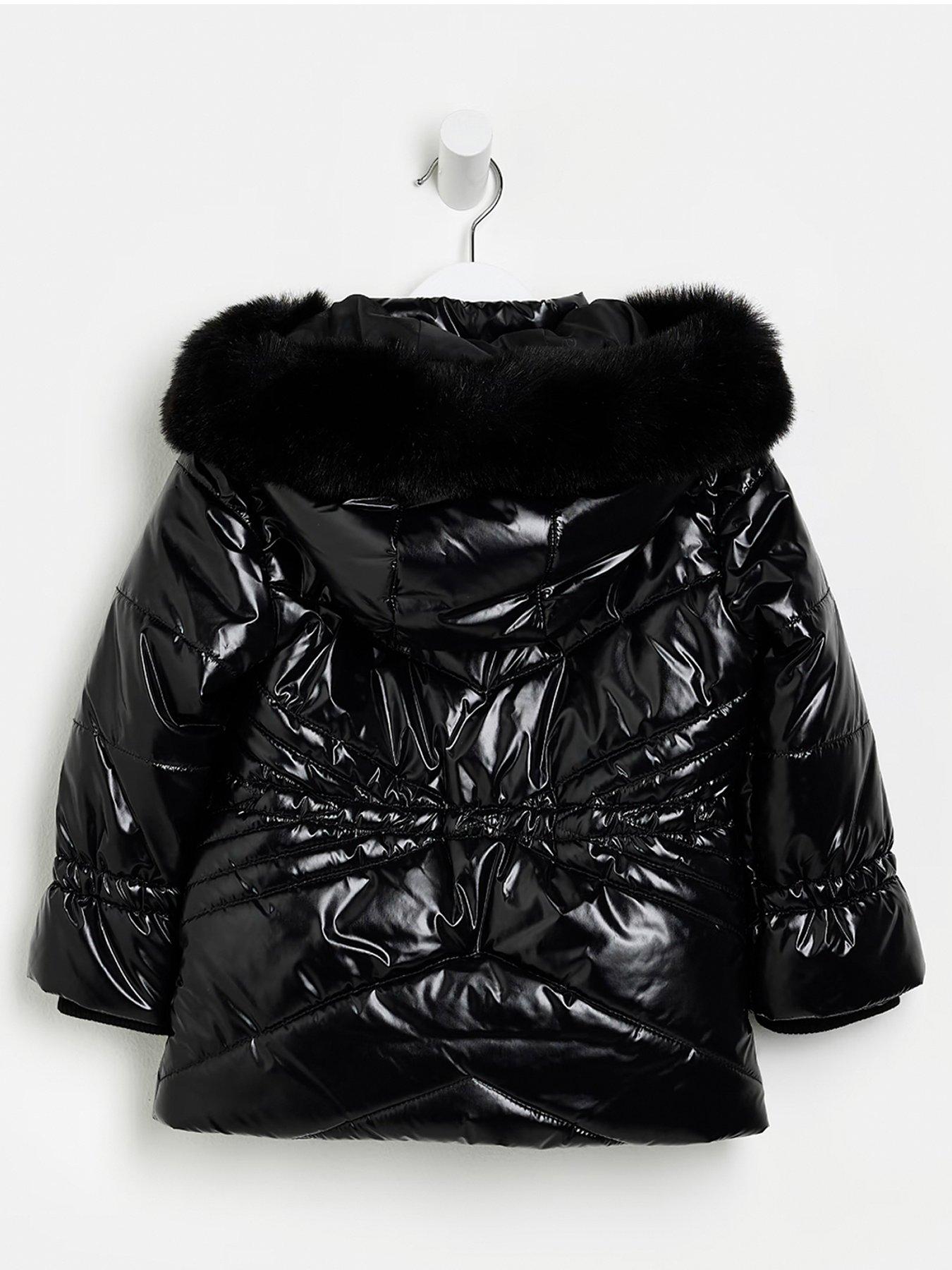 River island high shine on sale puffer