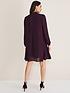  image of phase-eight-everly-textured-swing-dress-plum