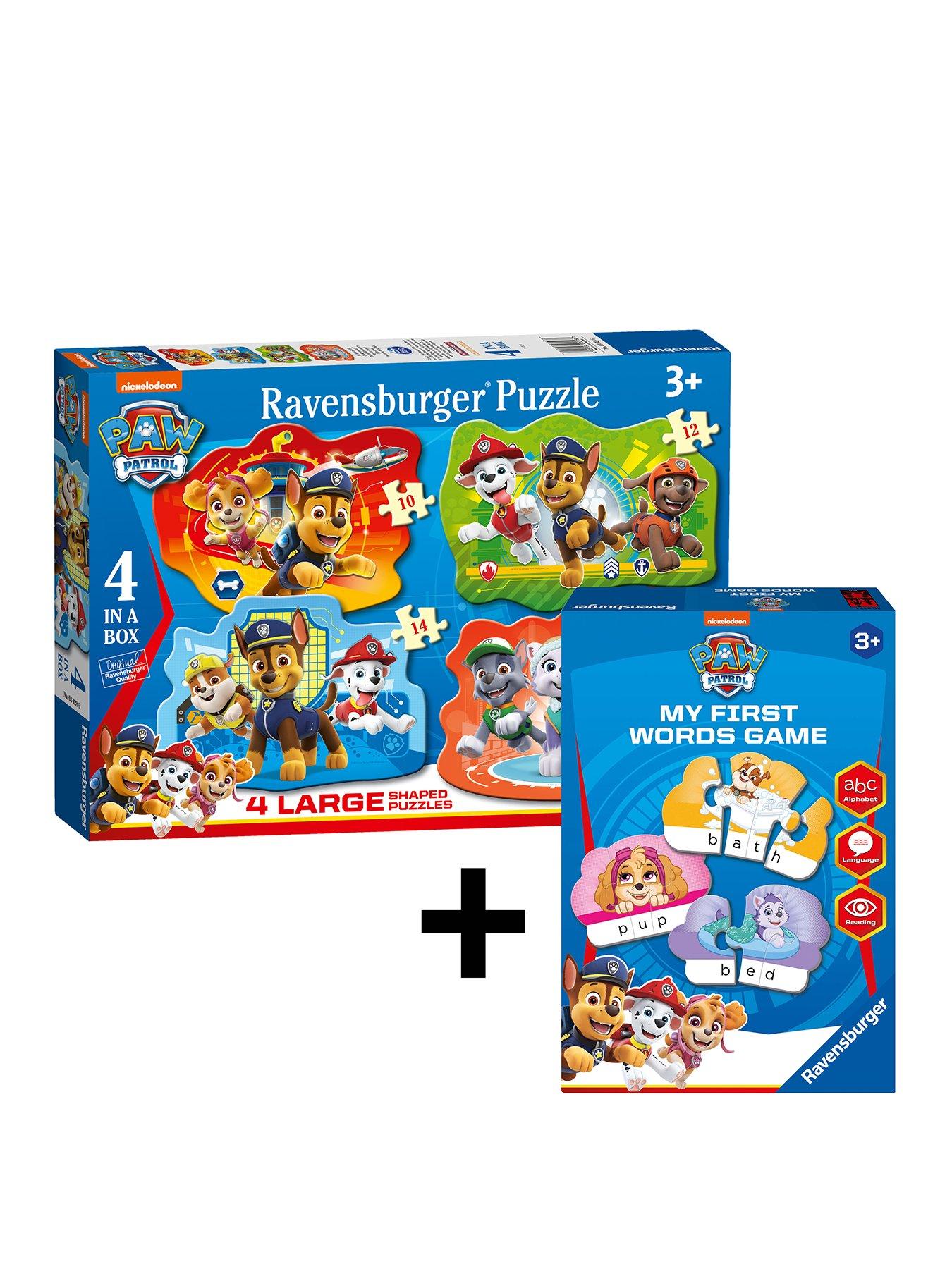 undefined Twin Pack - 4 Large Shaped Puzzles  &  My First Words