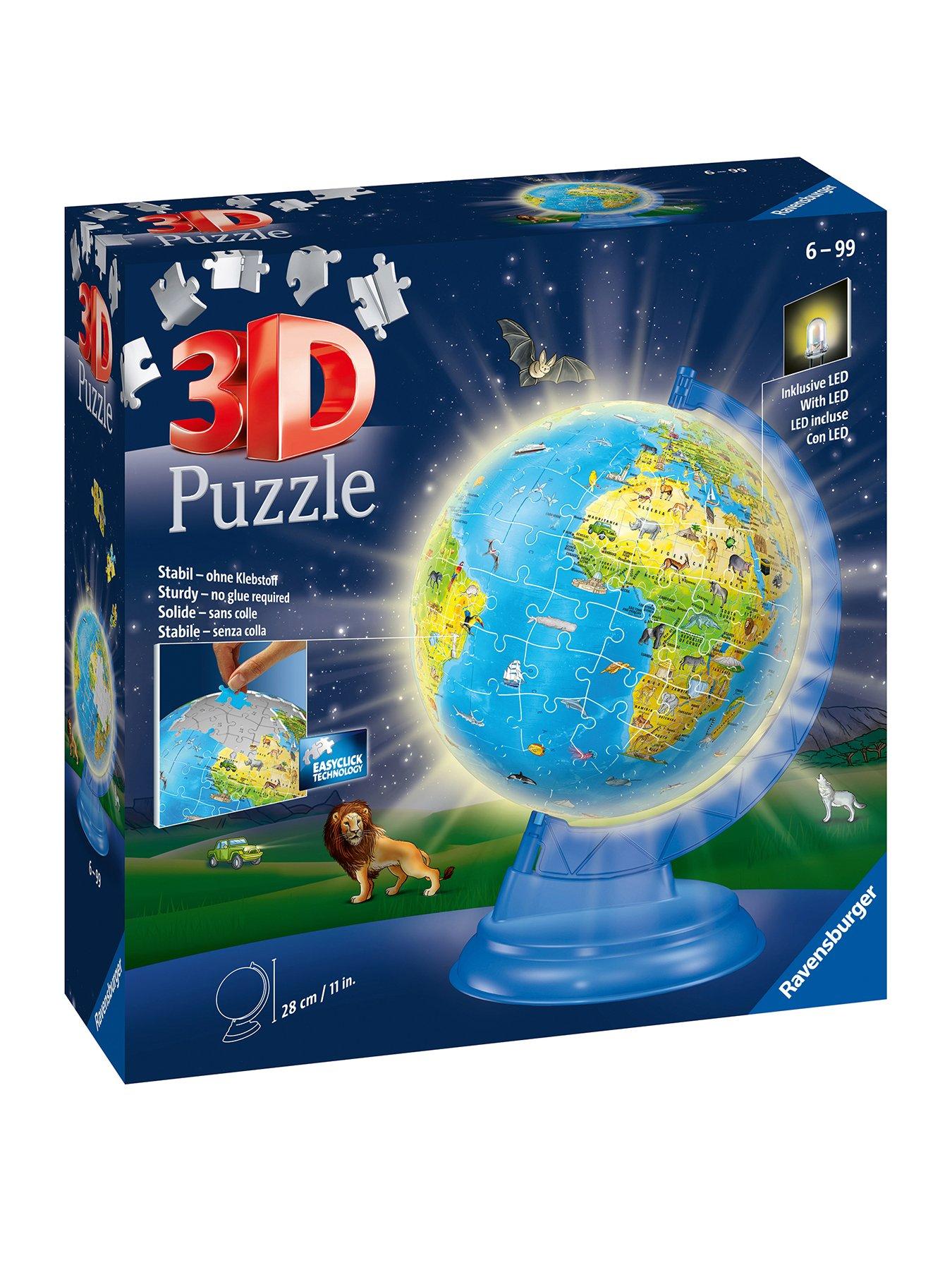 Ravensburger children's world shop globe 3d puzzle