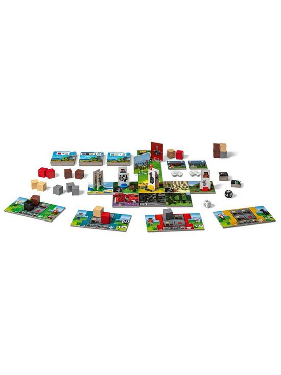 back image of ravensburger-minecraft-heroes-of-the-village-game
