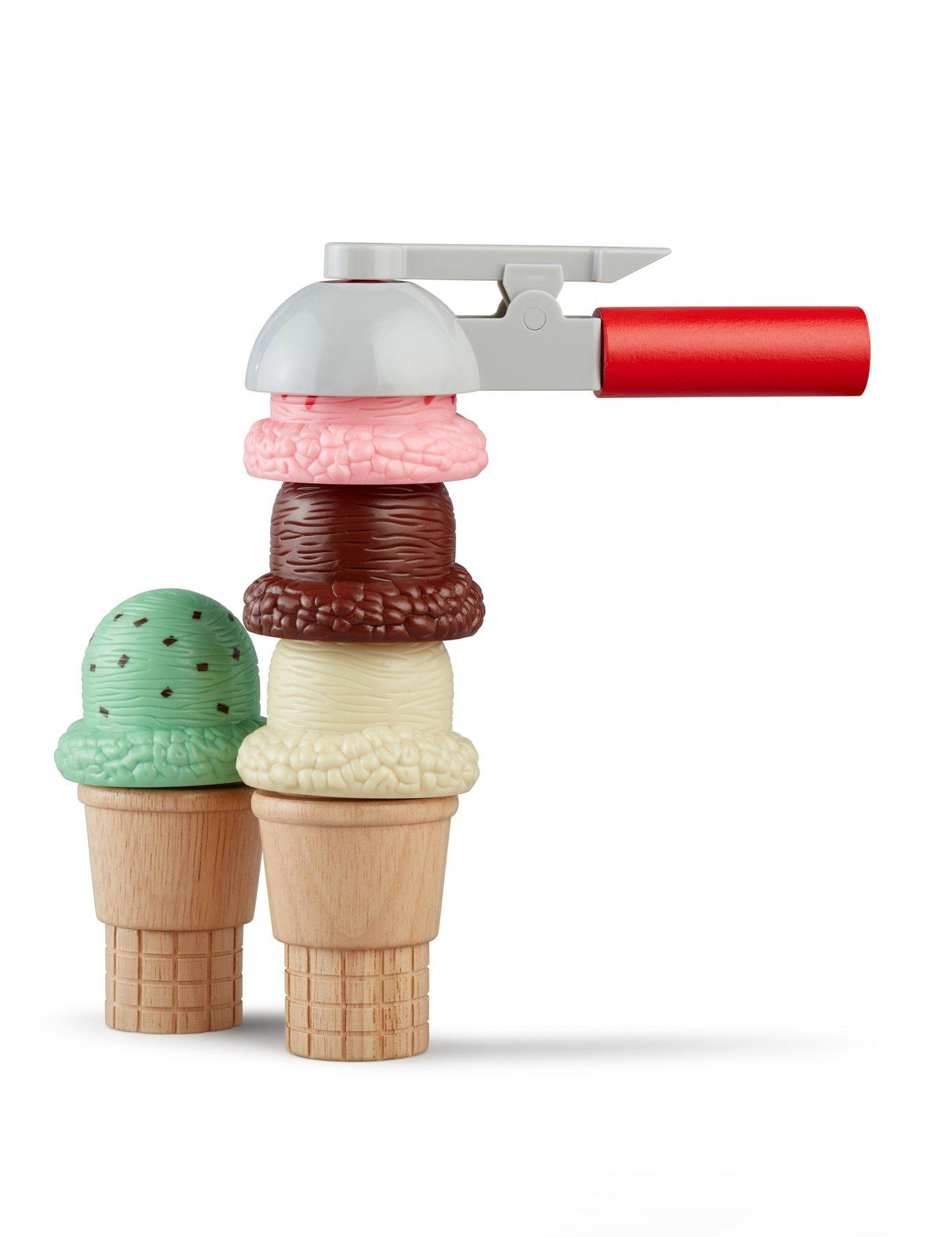 Image 3 of 6 of Melissa & Doug Scoop &amp; Stack Ice Cream Cone Playset