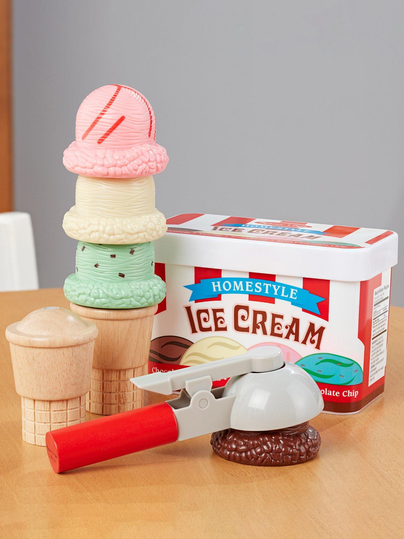 Image 4 of 6 of Melissa & Doug Scoop &amp; Stack Ice Cream Cone Playset
