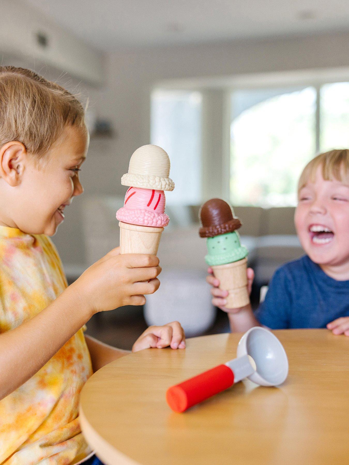 Image 5 of 6 of Melissa & Doug Scoop &amp; Stack Ice Cream Cone Playset