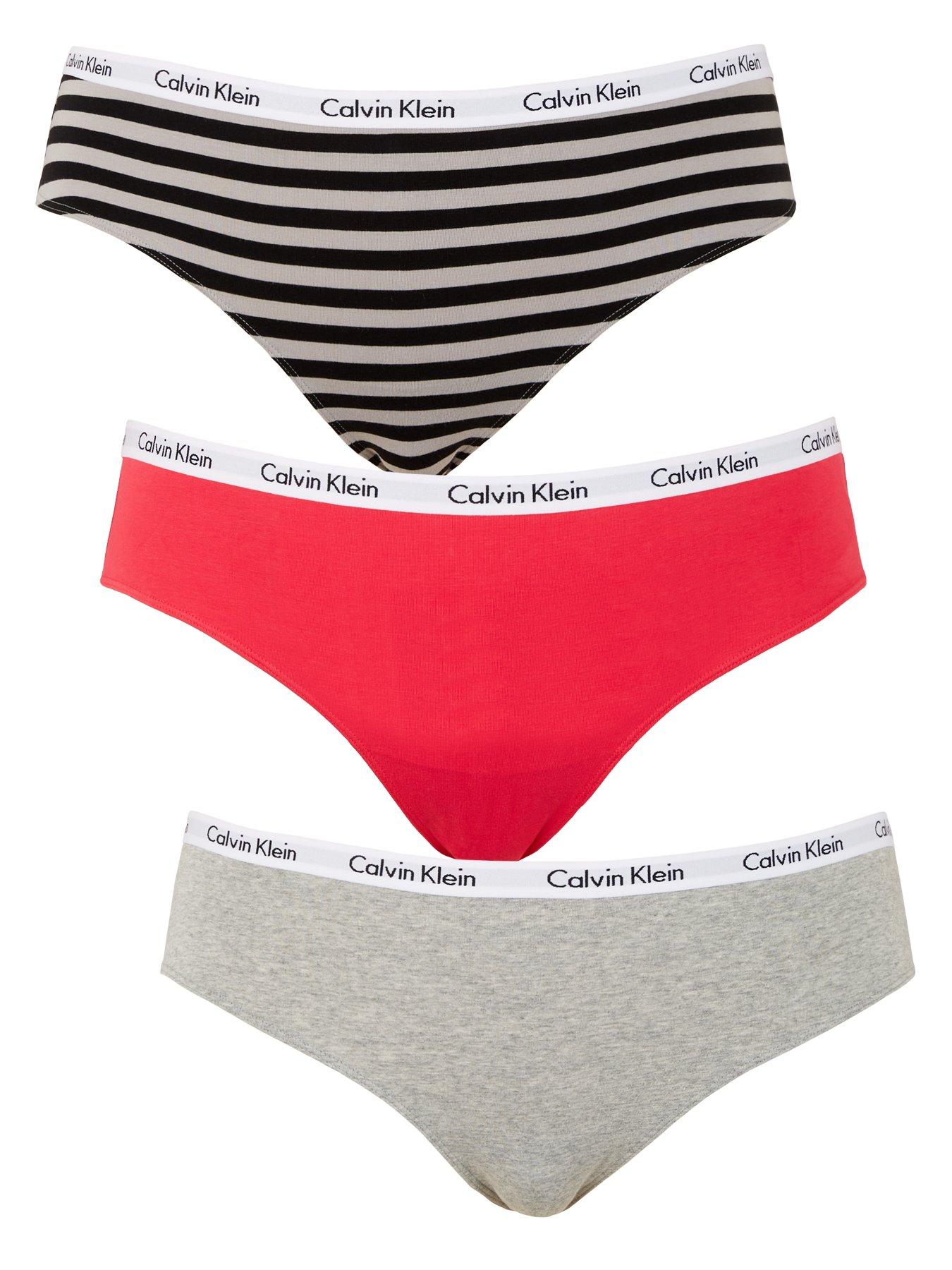 front image of calvin-klein-plus-size-3-pack-brief-pinkgreystripe