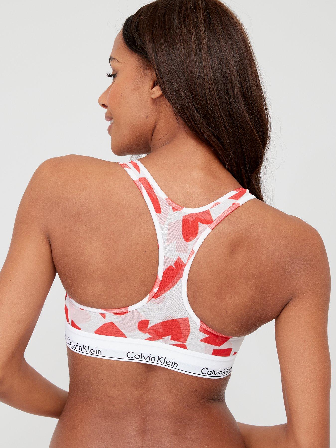 stillFront image of calvin-klein-modern-cotton-heart-print-unlined-bralette-white