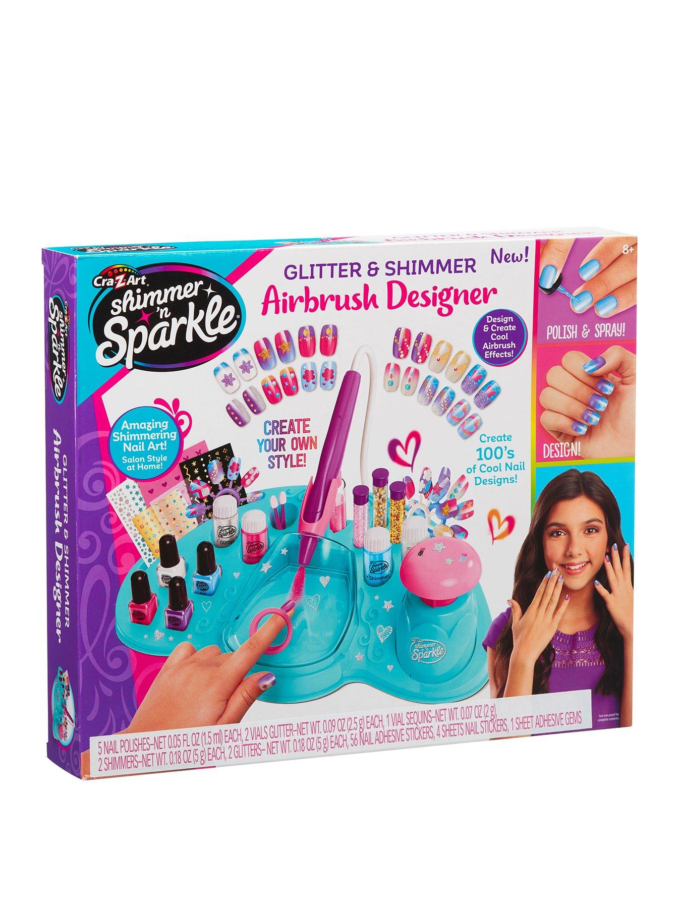 Shimmer & Sparkle Shimmer N Sparkle Glitter and Shimmer Airbrush Nail ...