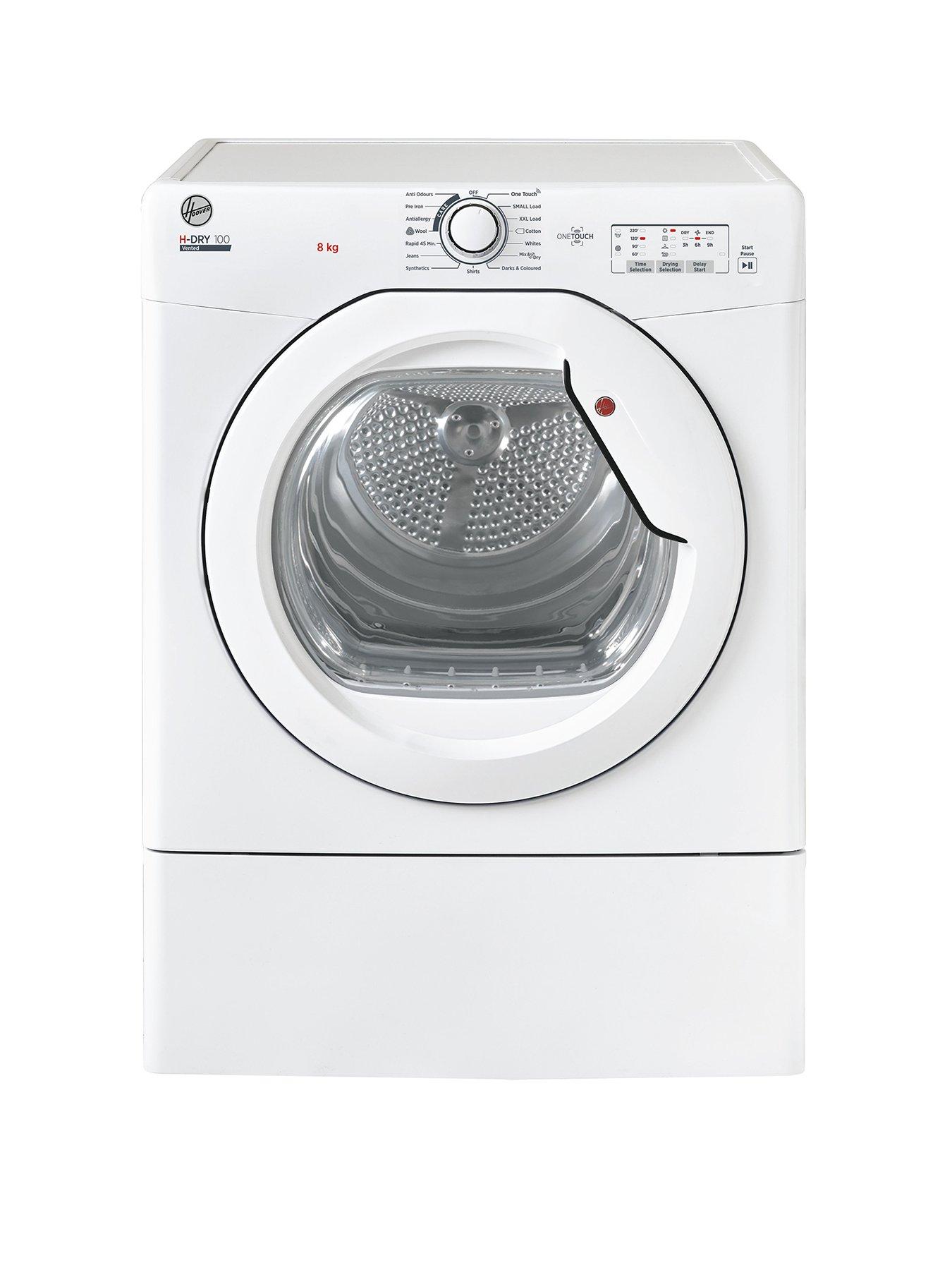 hoover-h-dry-100-hle-v8lg-8kg-vented-tumble-dryernbsp-nbspwhite