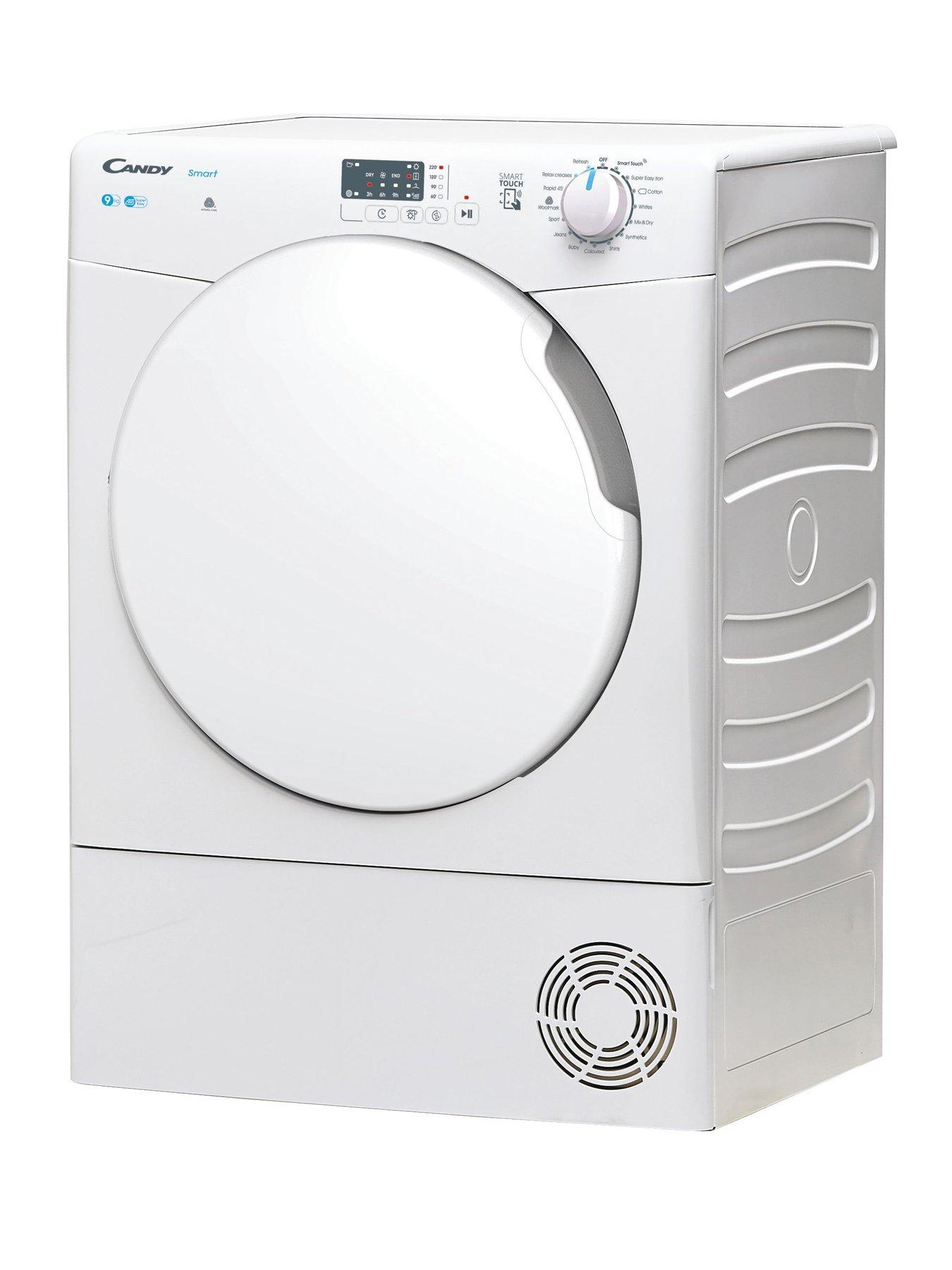 Candy Smart CSEC9LF80 9kg Condenser Tumble Dryer, with Smart
